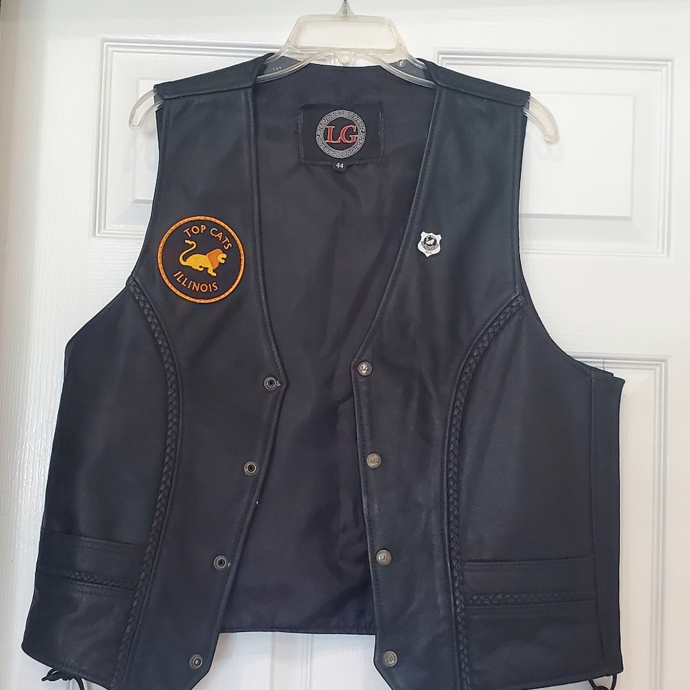Leather Riding Vest